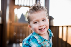 Hager Park is the perfect playground for a candid portrait of a young boy