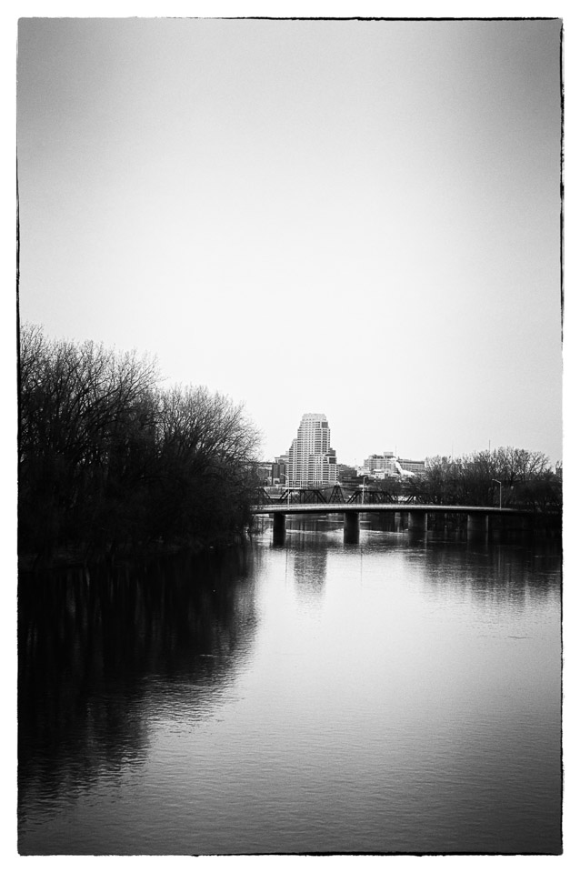 View from Kent Trails Bridge, Grand Rapids, 2011