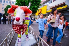 cow-statue-and-child-exchange-glances