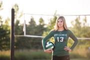Grand Rapids senior volleyball player poses for senior pictures