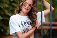 Urban senior portrait of a girl in Grand Rapids Michigan